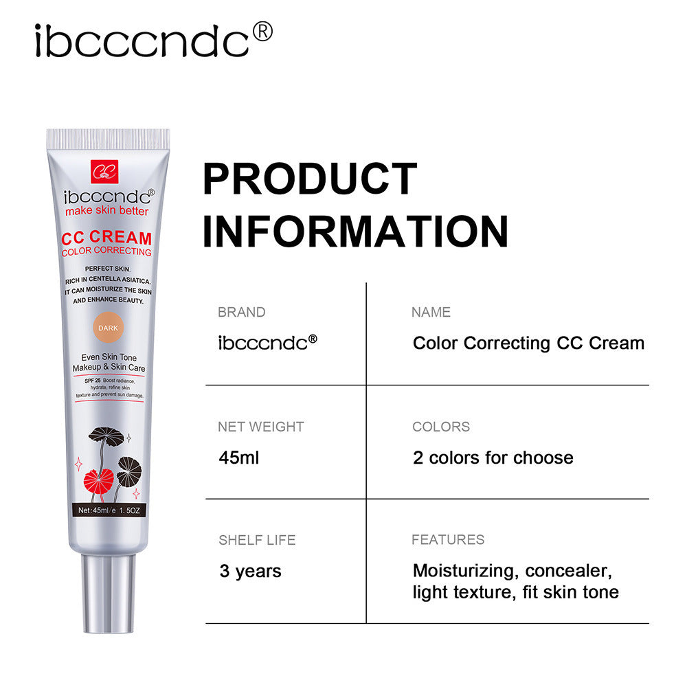 Crema CC correctora hidratante a prueba de agua, antisudor, maquillaje antes del corrector, maquillaje duradero para mujeres, protege la piel, Erborian Make