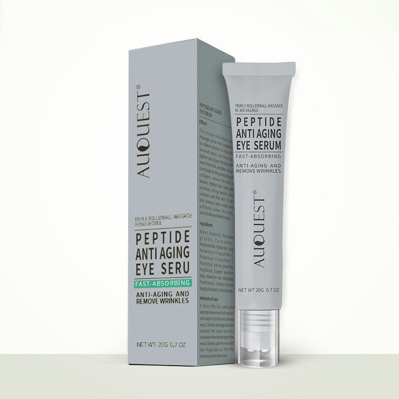 Crema antiarrugas para ojos con polipéptidos