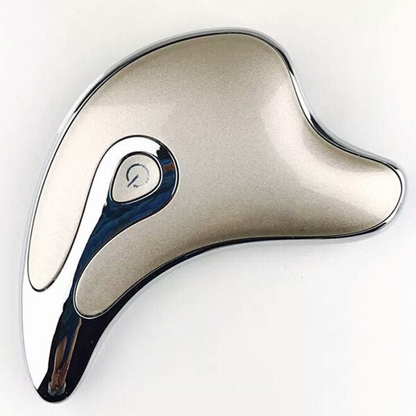 Appareil de massage facial Gua Sha, lifting du visage, amincissement, lumière LED, micro-courant, rajeunissement de la peau, massage électrique à la gouache