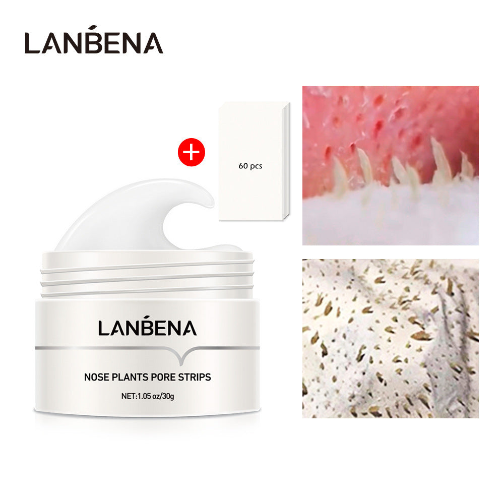 LANBENA Membrane nasale pour points noirs Aspiration des points noirs Déchirure pour éliminer l'acné