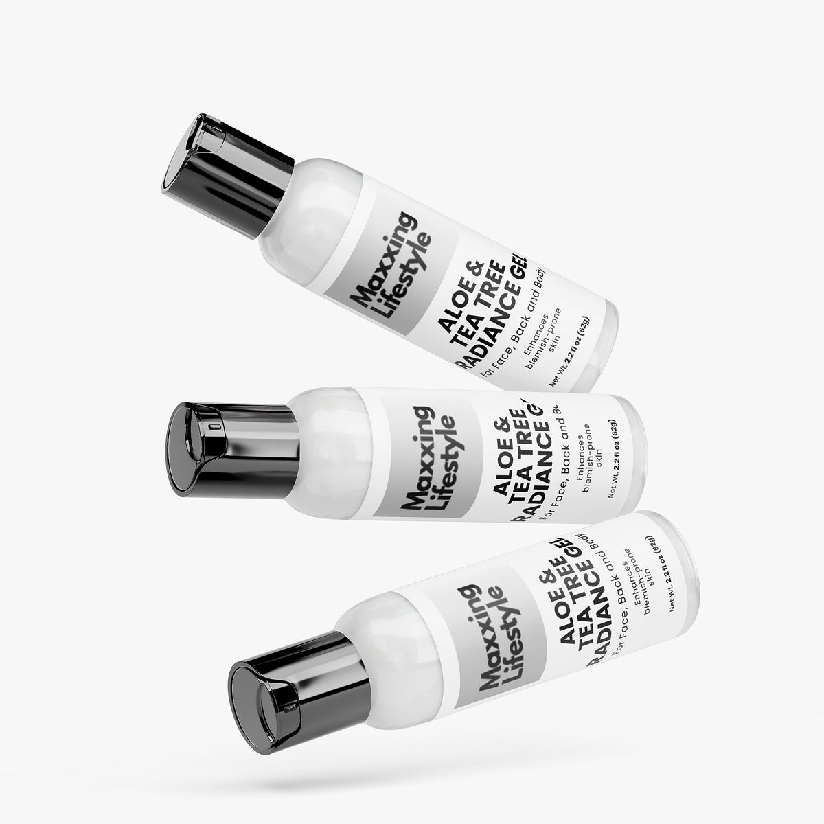 Gel iluminador de aloe y árbol de té