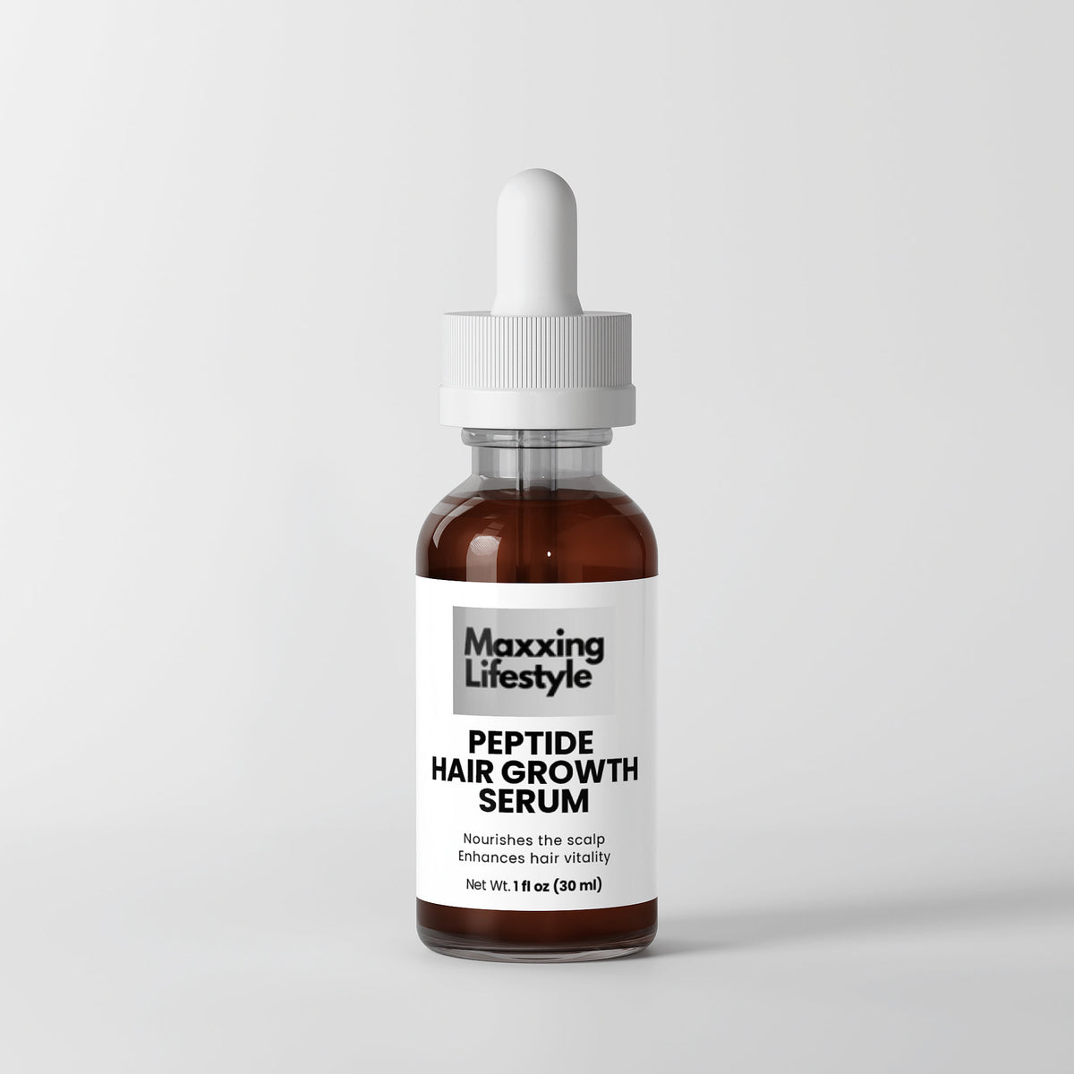Suero peptídico para el crecimiento del cabello