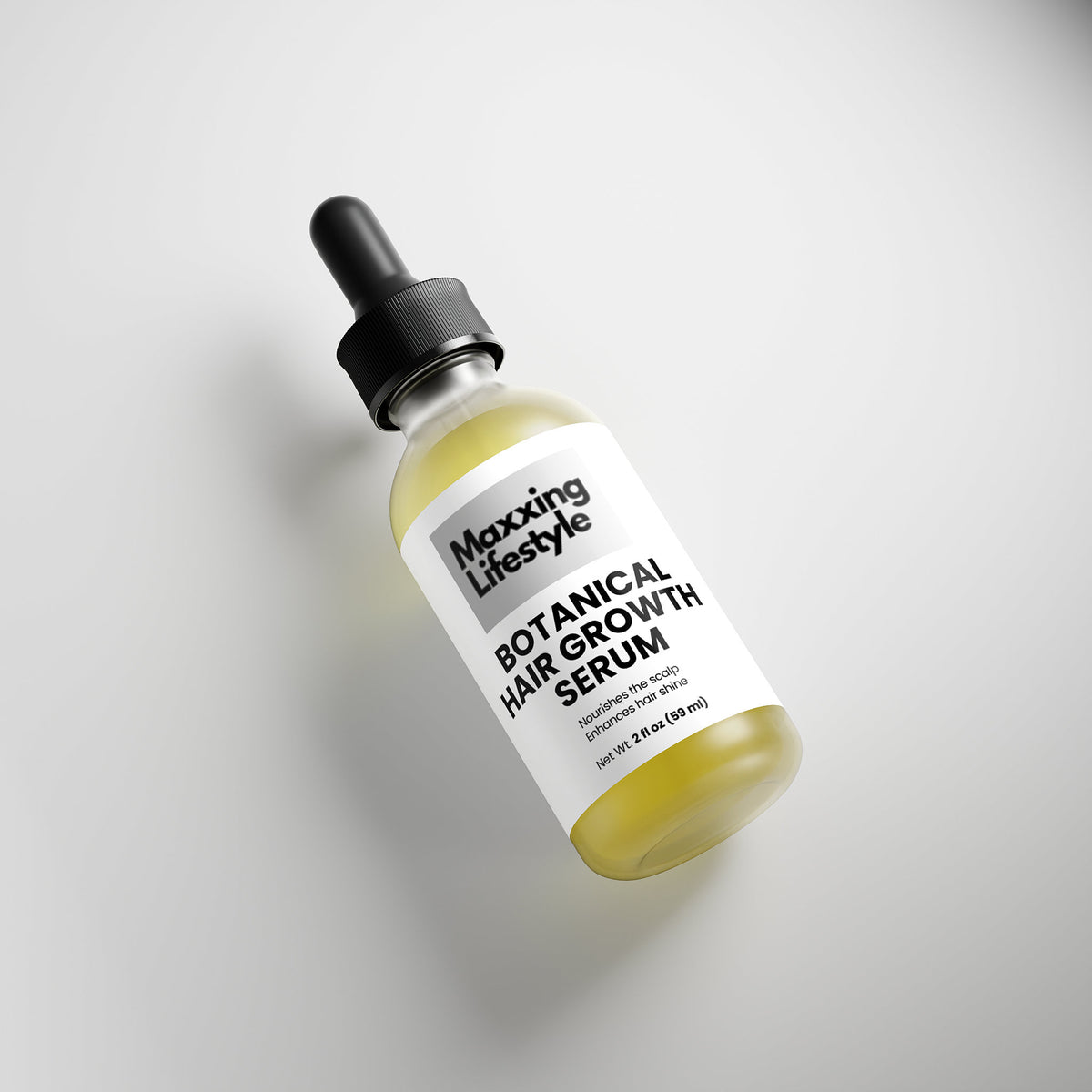 Suero botánico para el crecimiento del cabello