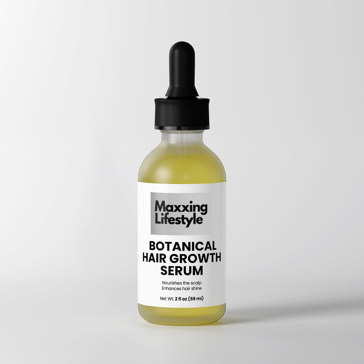 Suero botánico para el crecimiento del cabello