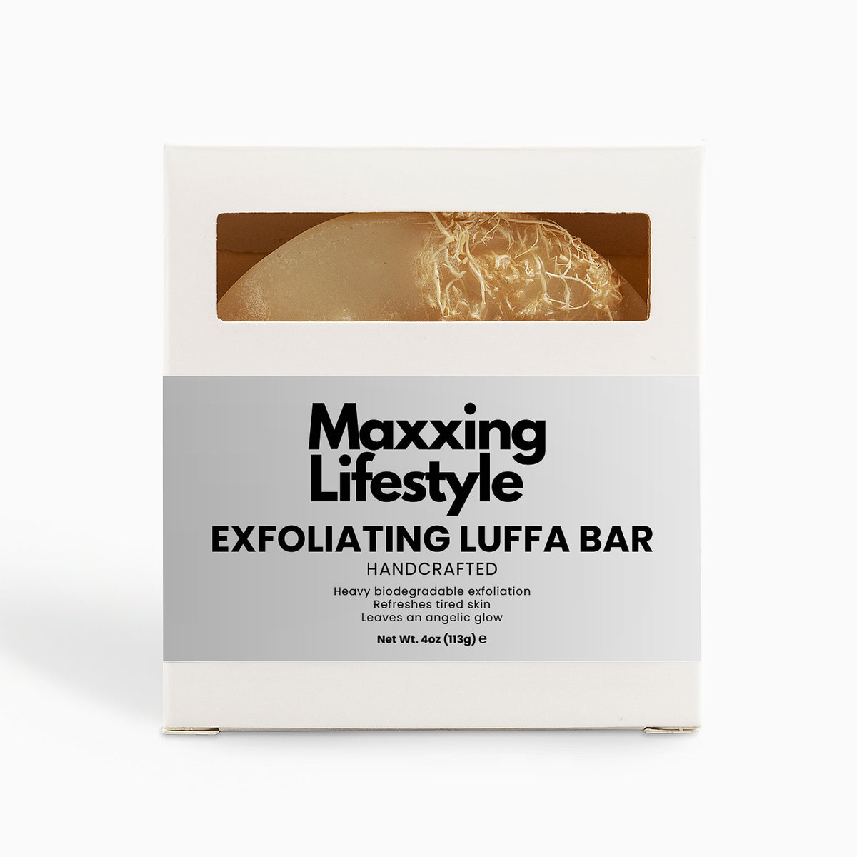 Barra de luffa exfoliante