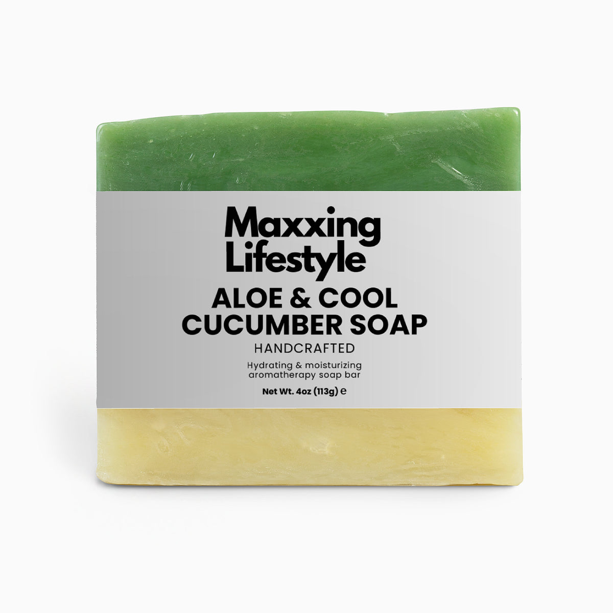 Jabón de aloe y pepino refrescante