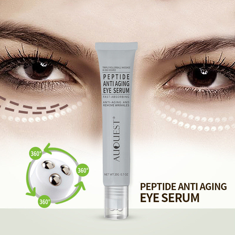 Crema antiarrugas para ojos con polipéptidos