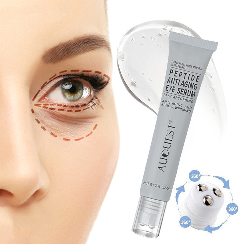 Crema antiarrugas para ojos con polipéptidos