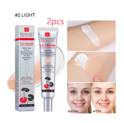 Crema CC correctora hidratante a prueba de agua, antisudor, maquillaje antes del corrector, maquillaje duradero para mujeres, protege la piel, Erborian Make