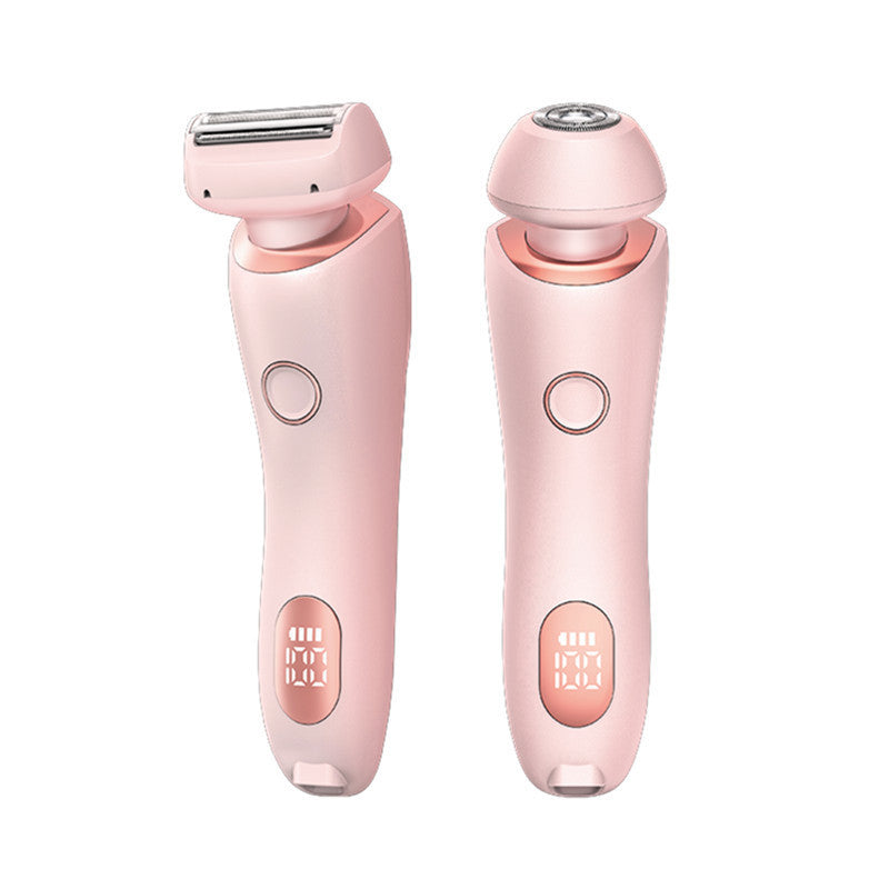Épilateur 2 en 1 rechargeable par USB pour femmes, rasoir pour le corps, le visage, les jambes, les aisselles, le bikini, les mains et le pubis