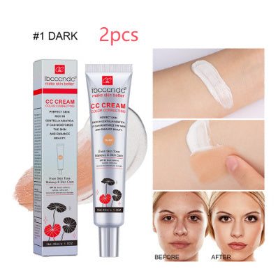 Crema CC correctora hidratante a prueba de agua, antisudor, maquillaje antes del corrector, maquillaje duradero para mujeres, protege la piel, Erborian Make