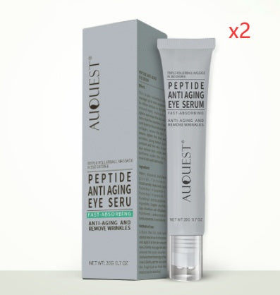 Crema antiarrugas para ojos con polipéptidos