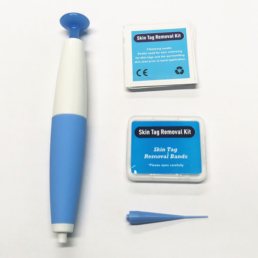 Kit de eliminación de verrugas cutáneas para uso doméstico, removedor de lunares y verrugas, tratamiento con microbandas para verrugas cutáneas.