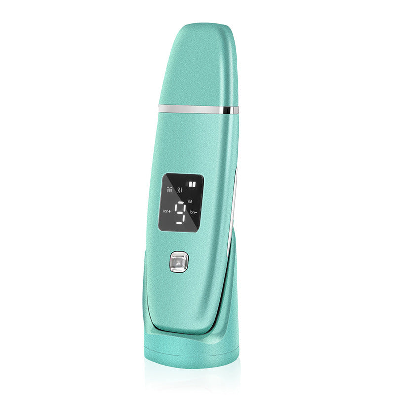 Éliminateur de points noirs par ultrasons, nettoyage en profondeur du visage, nettoyeur de pores, machine de levage, pelle à peeling LED pour le visage