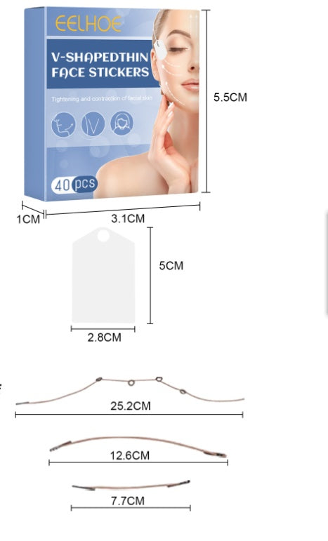 Lifting facial EELHOE con adhesivo de plástico en forma de V