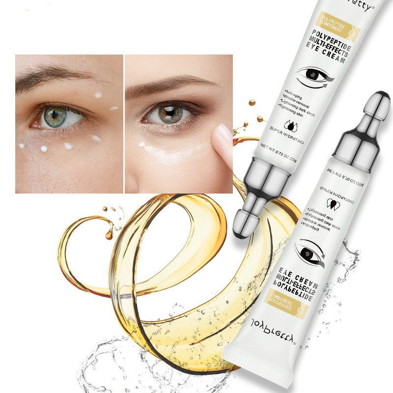 Crema para ojos antiojeras con péptidos, hinchazón, cuidado de la piel, belleza y salud.