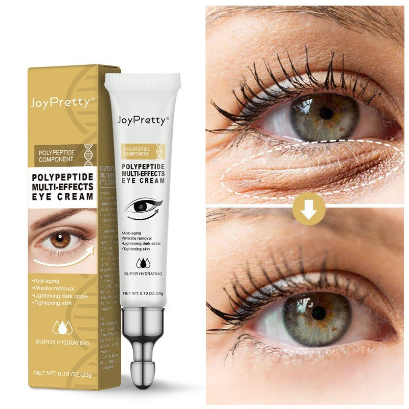 Crema para ojos antiojeras con péptidos, hinchazón, cuidado de la piel, belleza y salud.