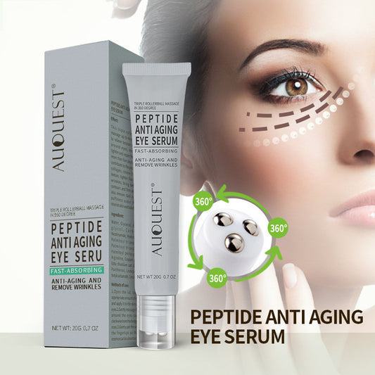 Crema antiarrugas para ojos con polipéptidos
