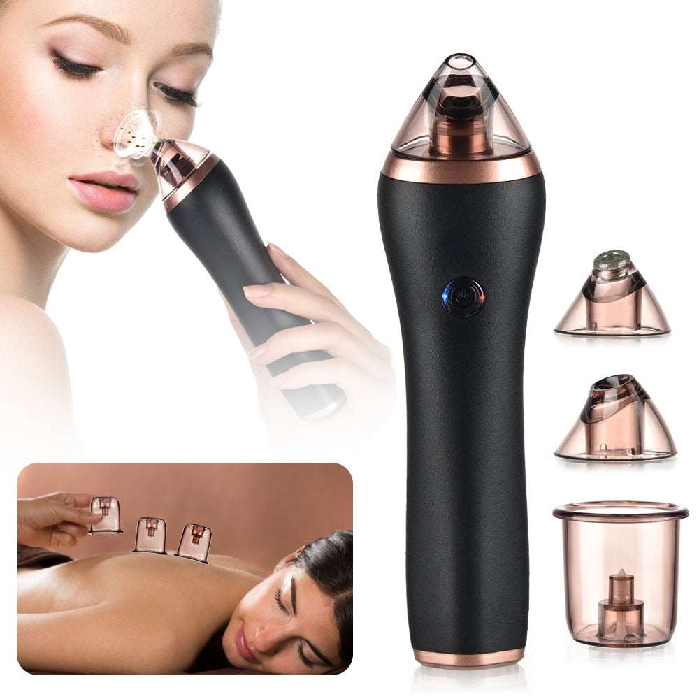 Appareil 4 en 1 pour éliminer les points noirs et les pores du visage, nettoyage en profondeur, beauté et soins de la peau
