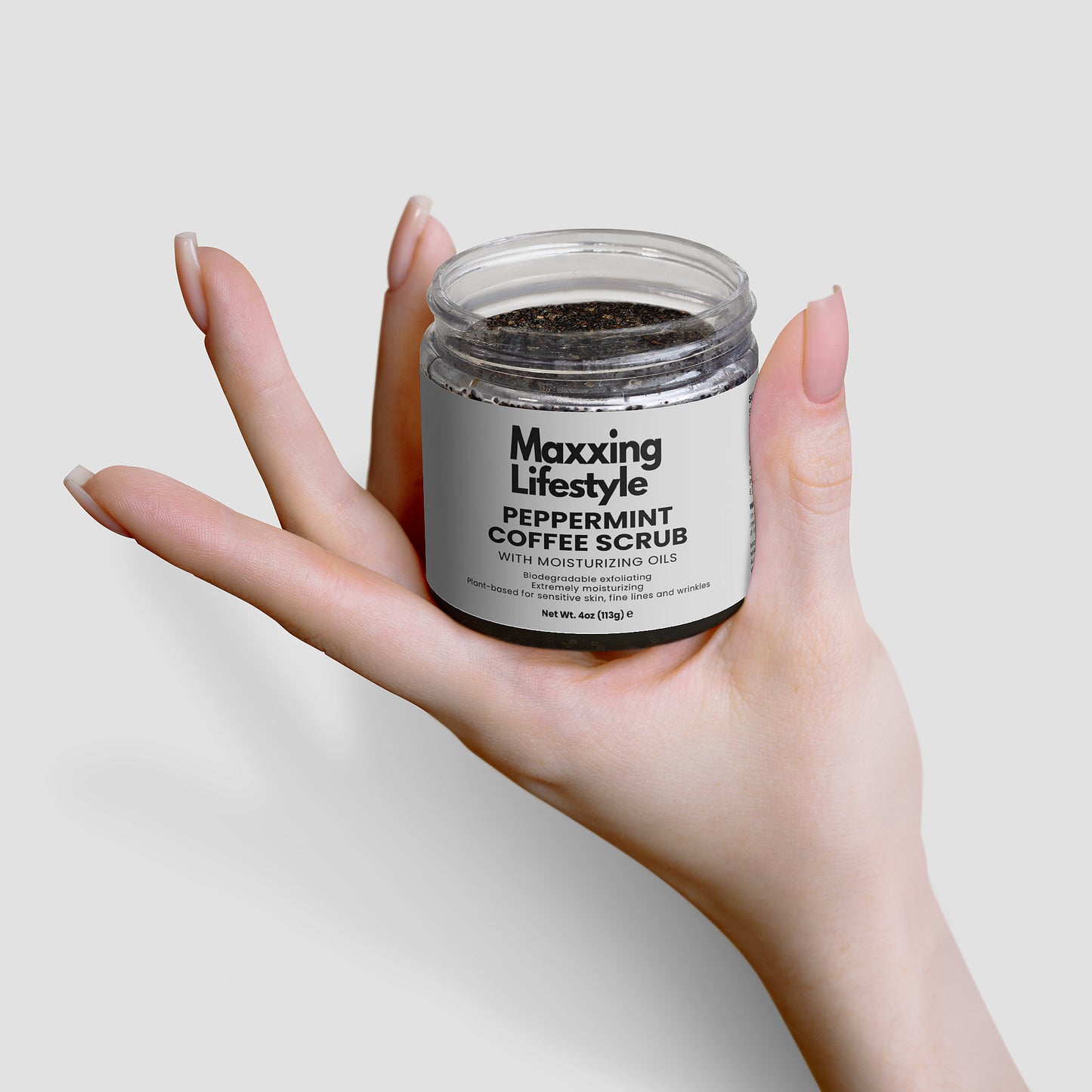 Peppermint Coffee Scrub