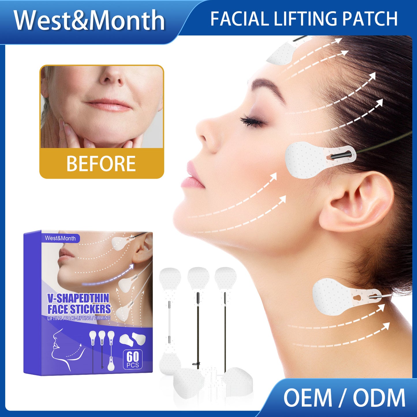 Patch Lift Face V Face Lift raffermit les muscles fins du menton