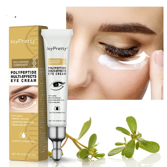 Crema para ojos antiojeras con péptidos, hinchazón, cuidado de la piel, belleza y salud.
