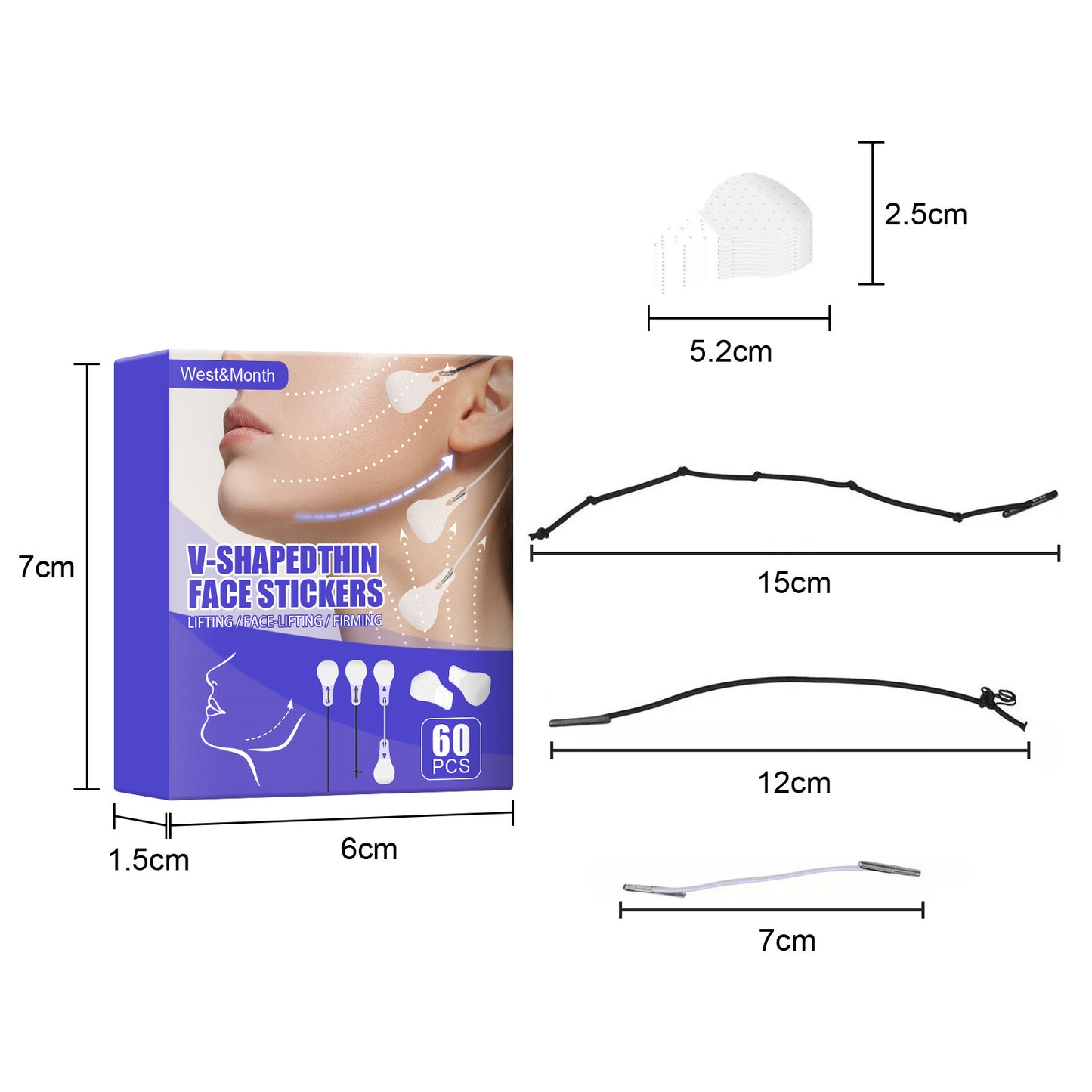 Patch Lift Face V Face Lift raffermit les muscles fins du menton